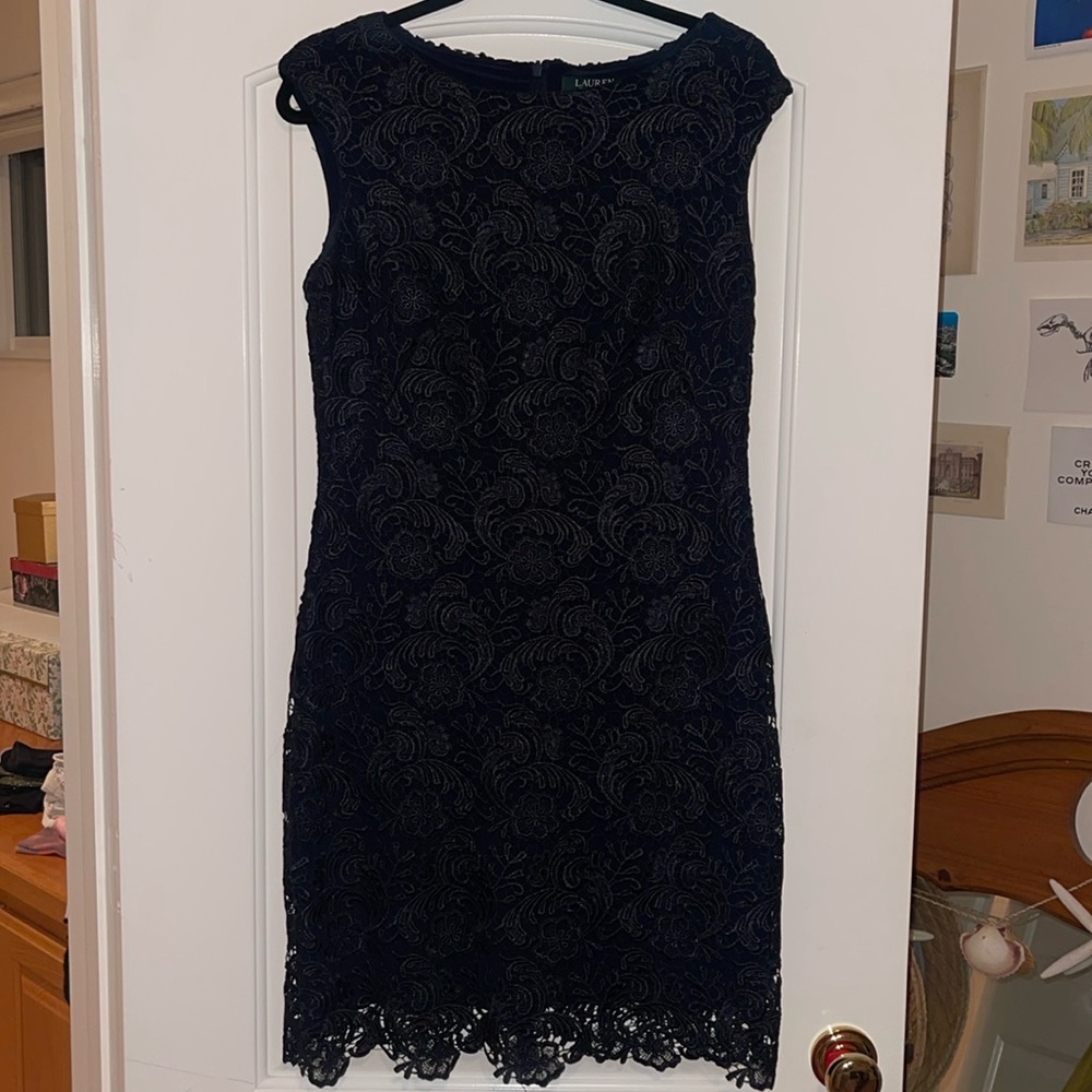 Ralph Lauren Evening Dress - Navy blue lace